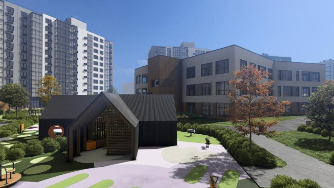 Фото: Строительный блок администрации Ленинградской области