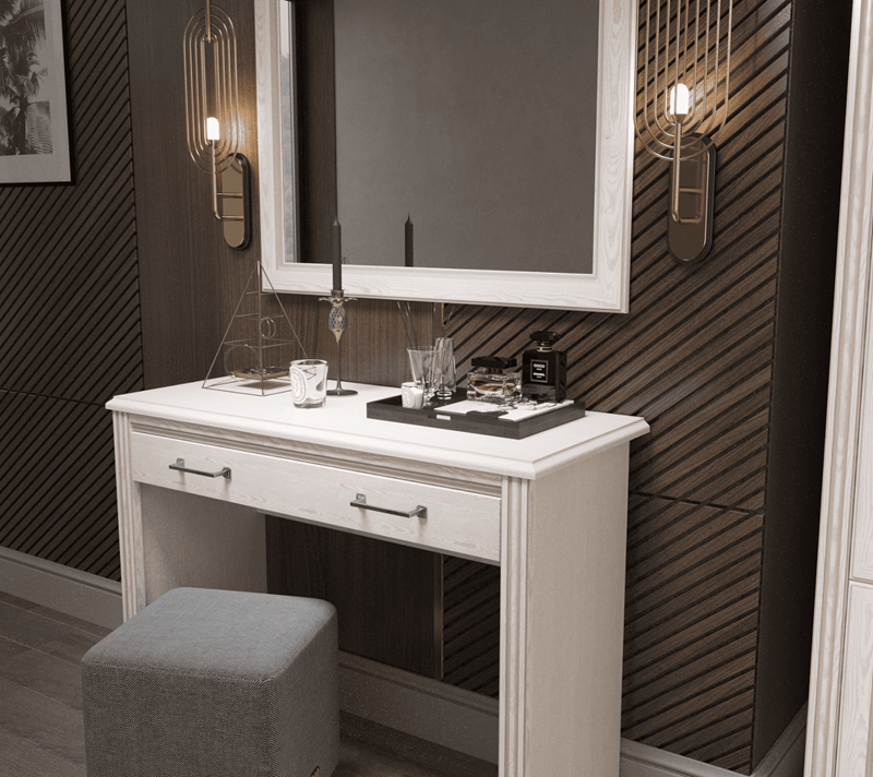 Коллекция Stylius лиственница сибирская. Туалетный стол + зеркало.