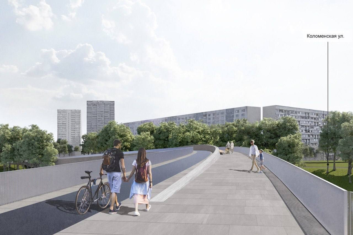 3D модель моста. Источник: transport.mos.ru