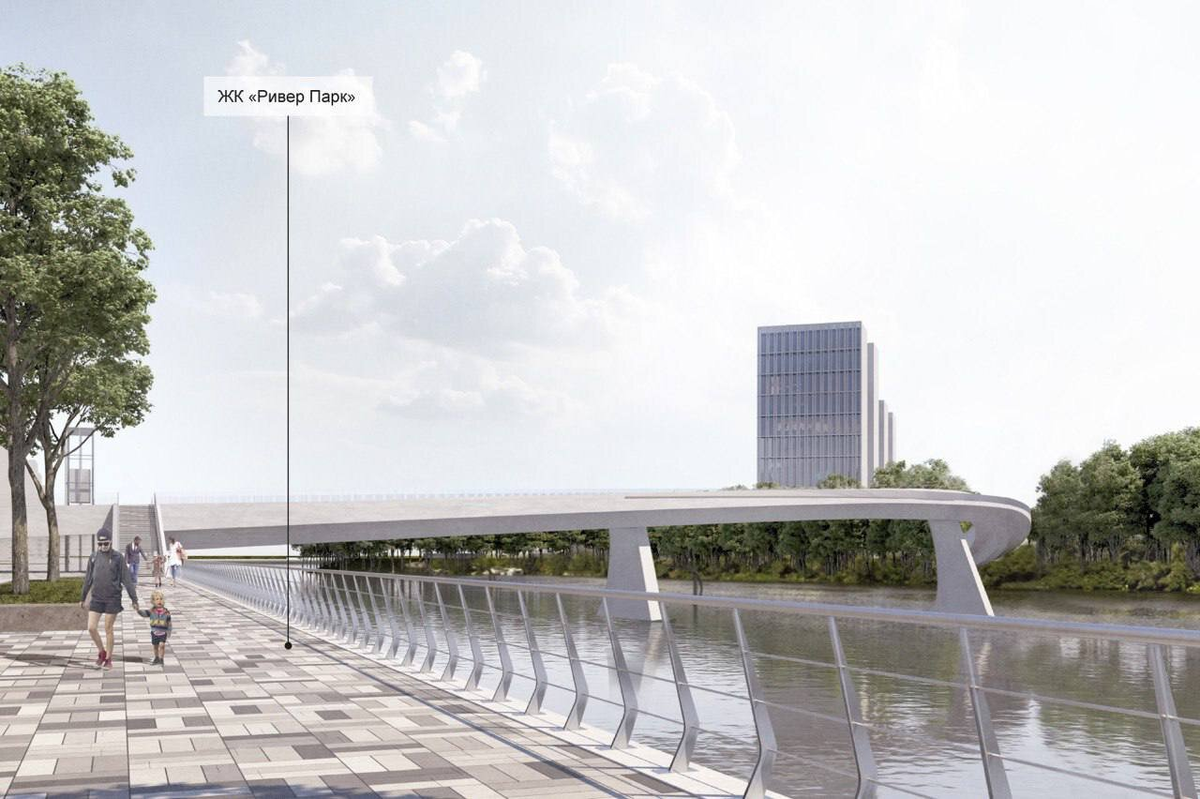 3D модель моста. Источник: transport.mos.ru