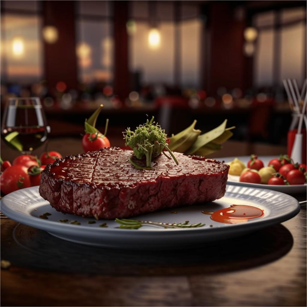 Стейк, но сегодня без вина