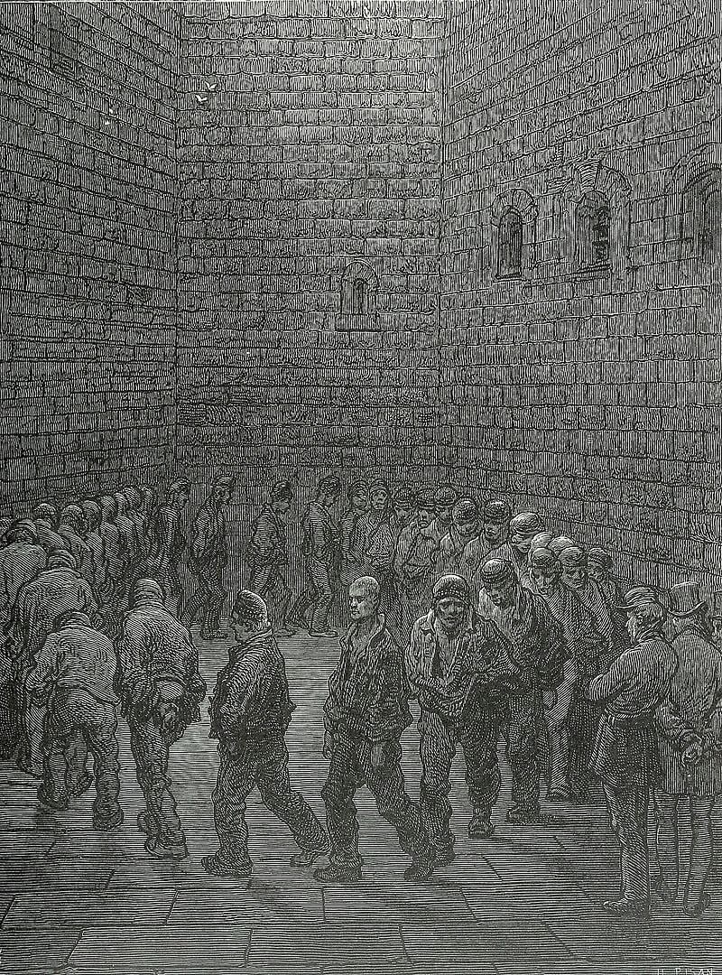 Прогулка заключенных Доре