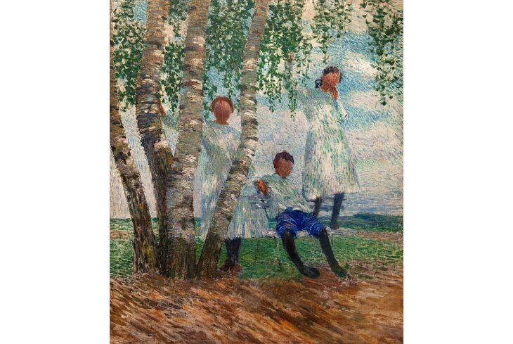 Игорь Грабарь. Под березами. 1904. Частное собрание, Москва