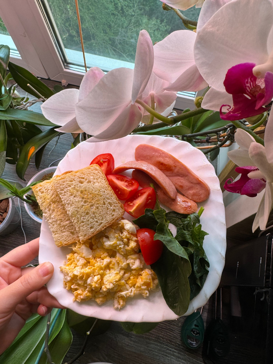 Завтрак в одной сковороде