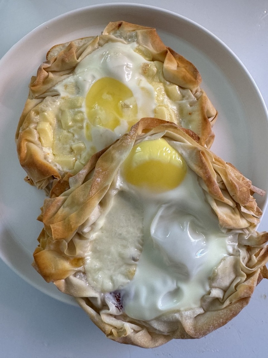 А-ля хачапури | Корзиночки из теста фило