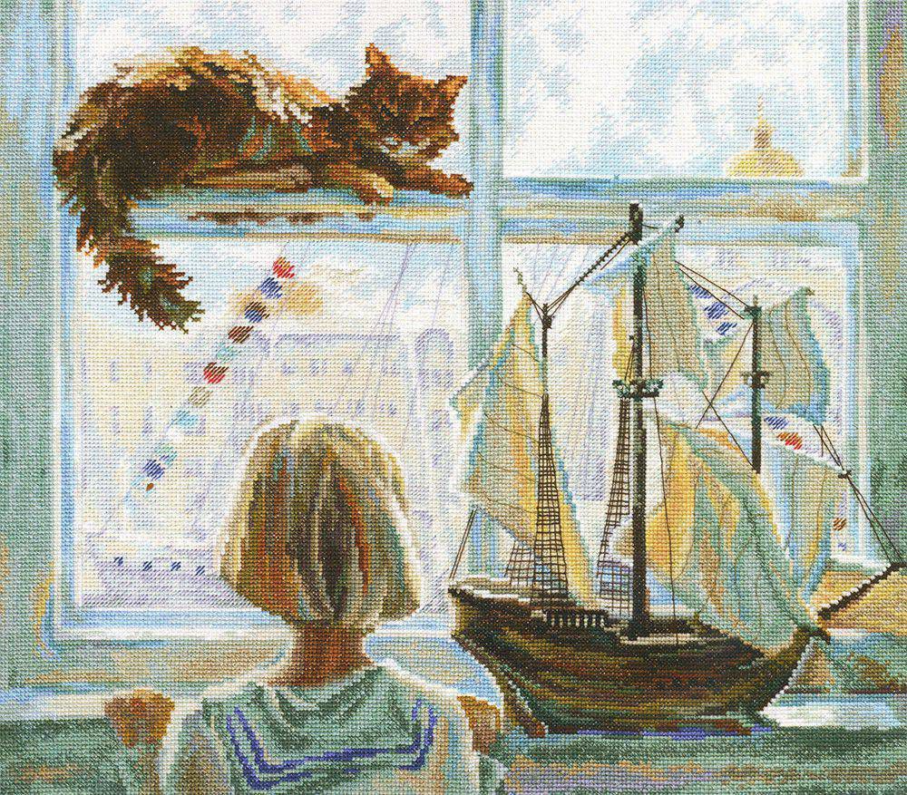 "Мечты о море" РТО, вышивает Светлана