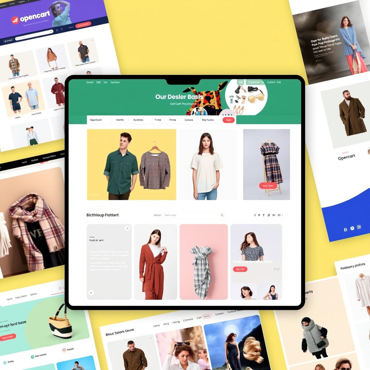    Шаблоны Opencart для интернет-магазина одежды