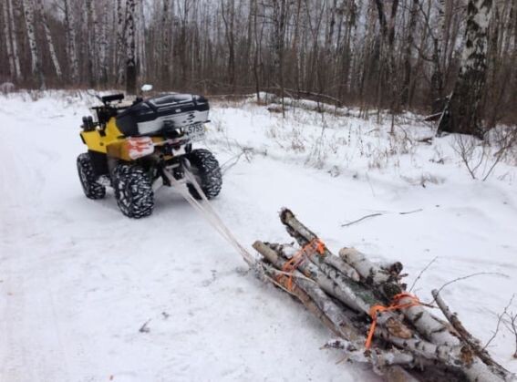 Заготовка дров для печки