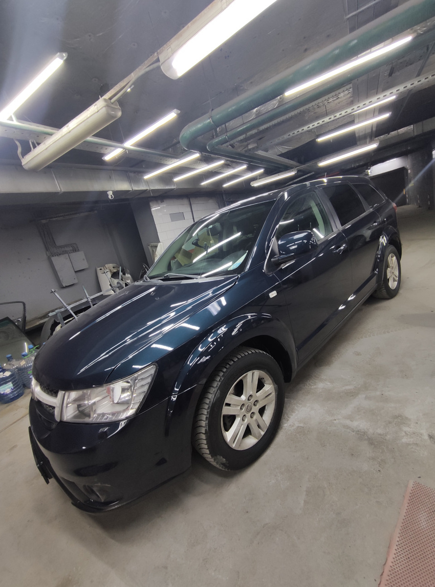 Fiat Freemont кузовной ремонт и окрас