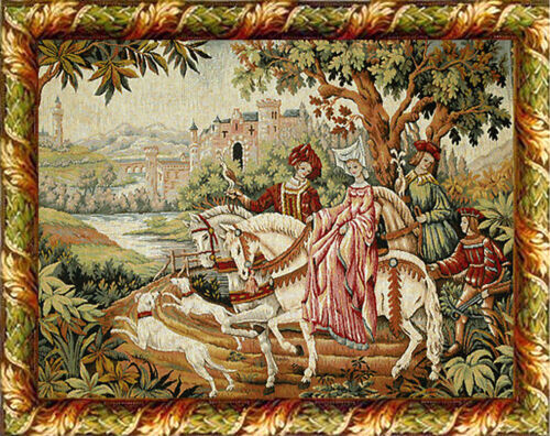 📸 Фото: фрагмент старинного гобелена, выполненного неизвестной женщиной-мастерицей