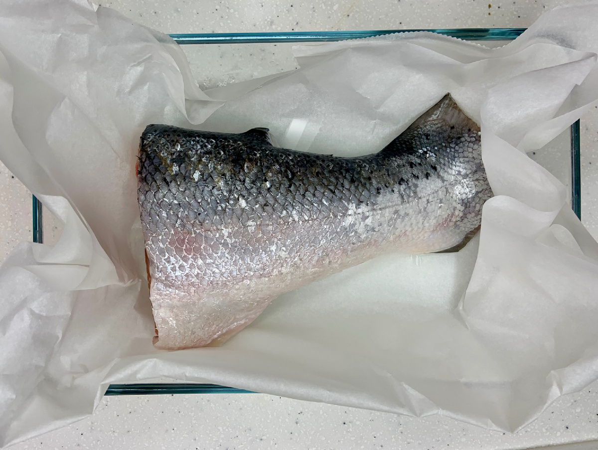 Лосось филе - 400 гр, яйцо - 5 шт