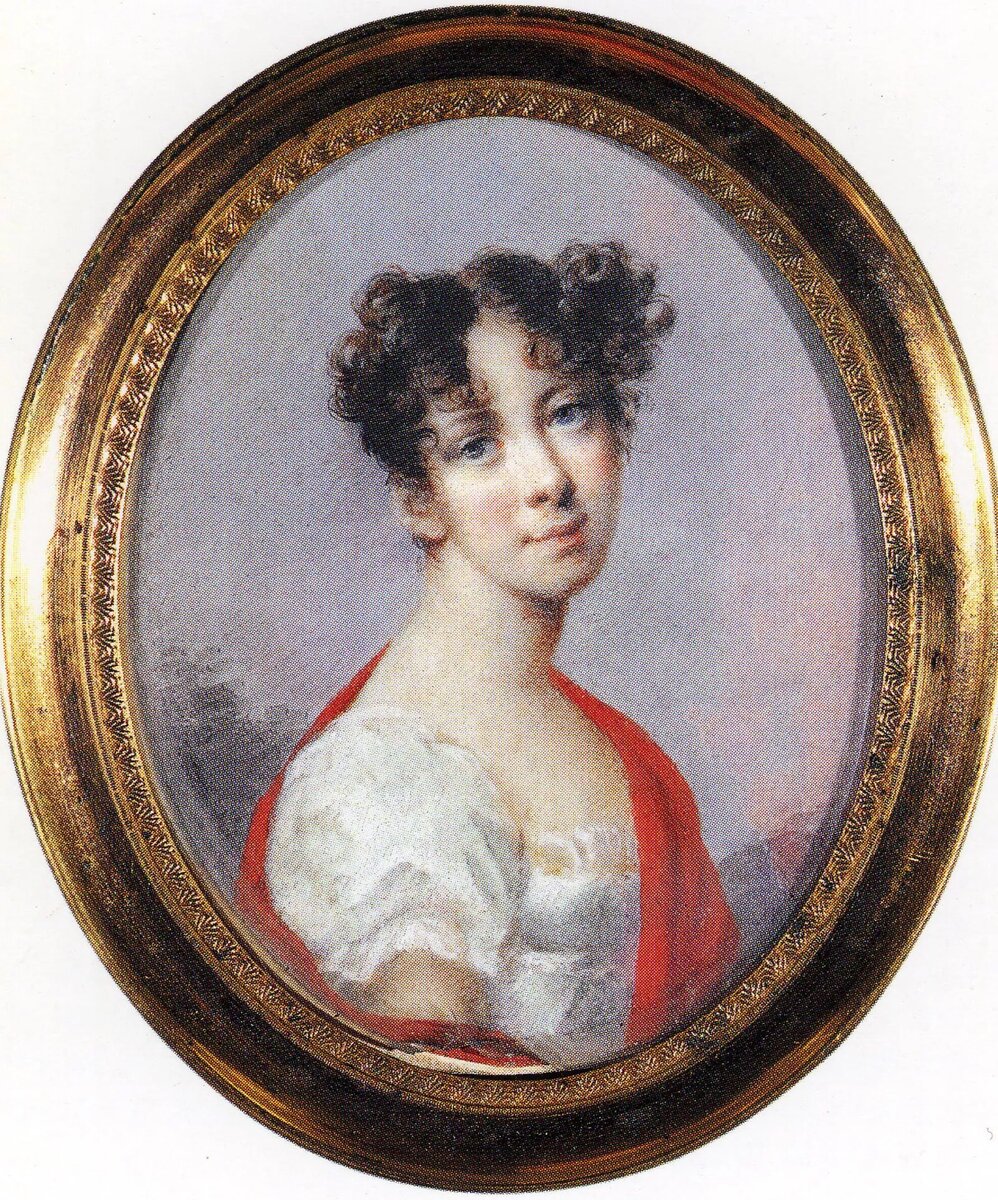  Вера, княжна Гагарина. Миниатюра А. Молинари.