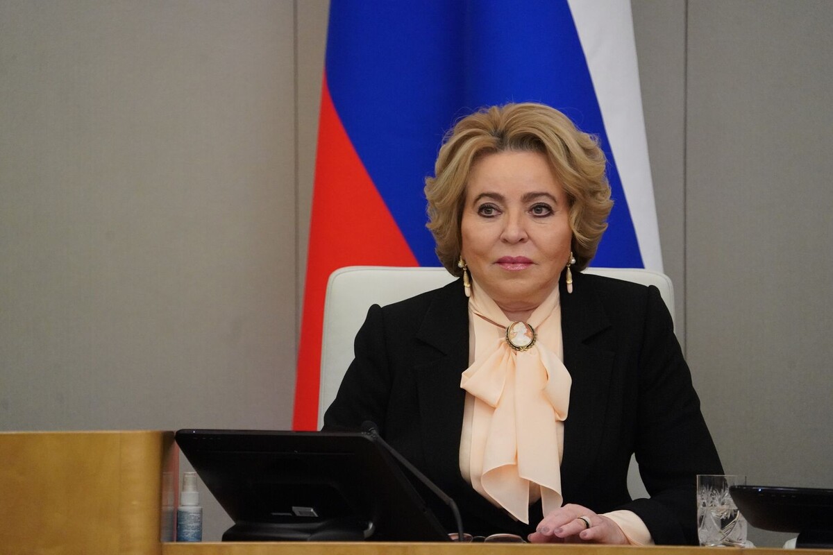    Председатель Совета Федерации РФ Валентина Матвиенко / Источник: © ИЗВЕСТИЯ/Павел Волков