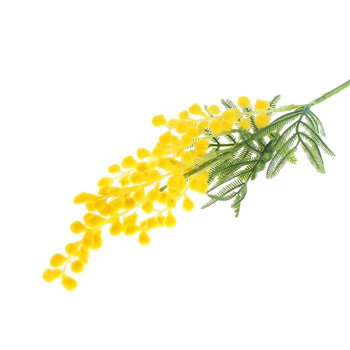 Веточка искусственной мимозы.