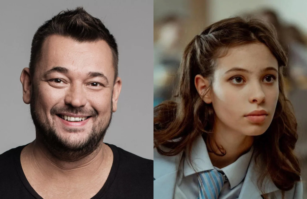 на фото Сергей Жуков и его дочь Вероника Жукова 
