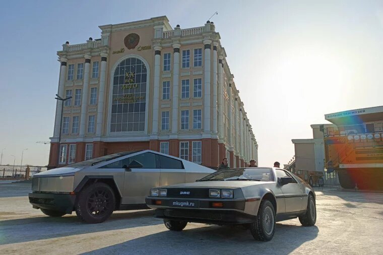 В музее появилась и Tesla Cybertruck. Фото: Екатерина Крылова