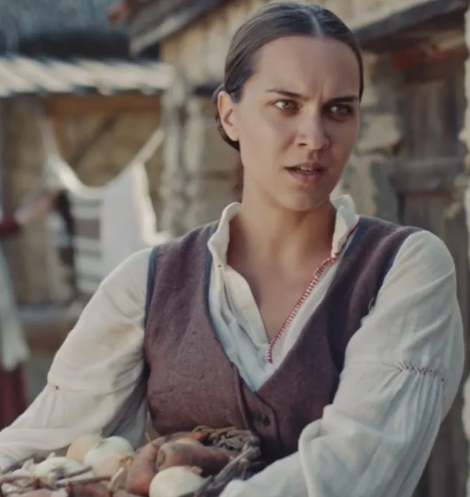 Крестьянка за работой