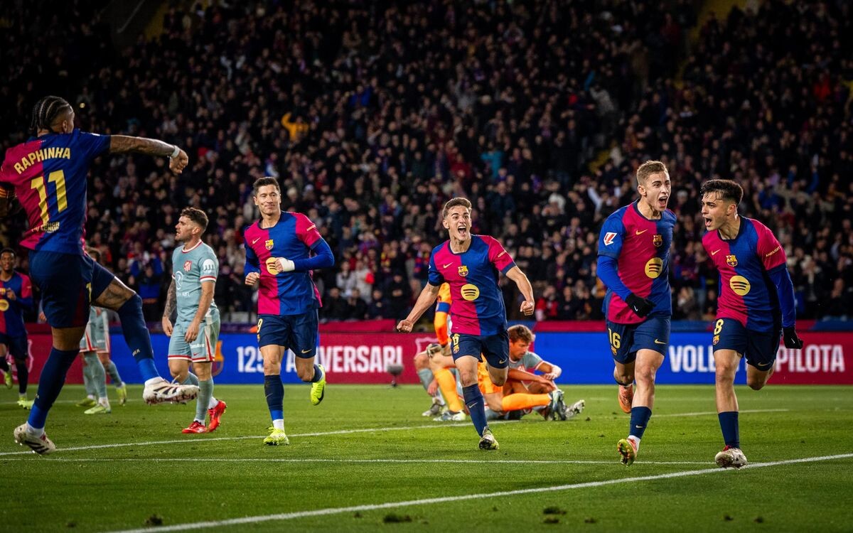 Гол Педри на 30-ой минуте