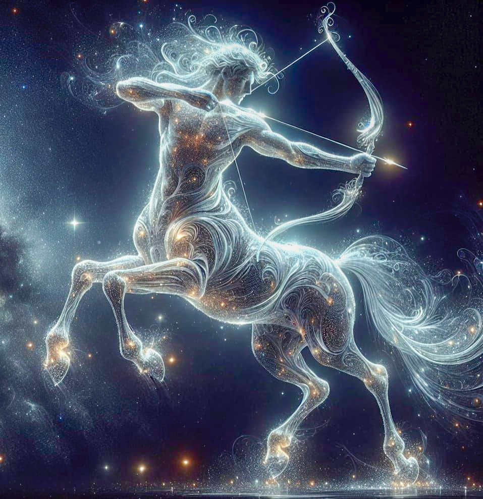 С просторов интернета. Восходящий Стрелец. Фотокоррекция автора статьи.