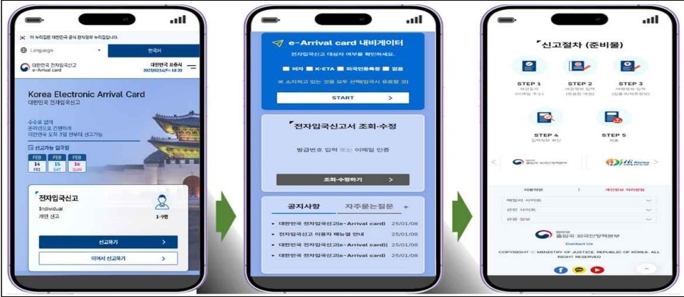 Южная Корея внедряет онлайн-карты прибытия для иностранных гостей