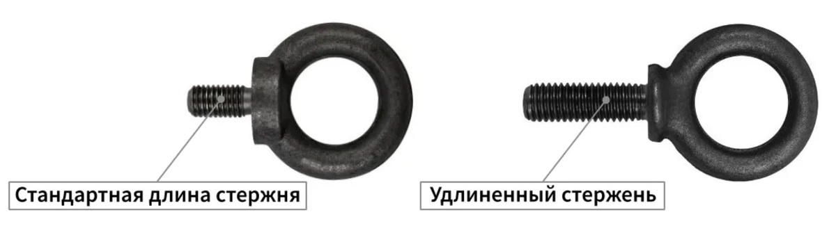 Различия в конструкции рым-болтов
