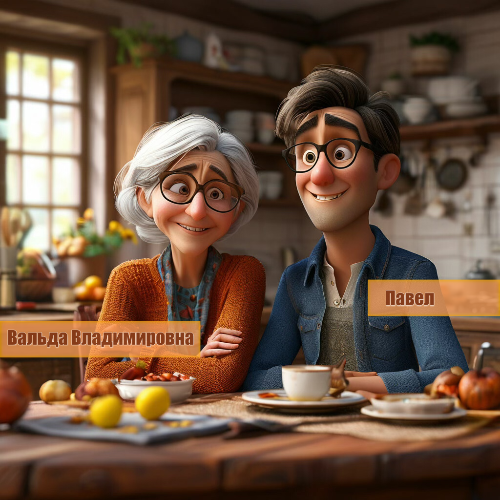 У тещи на блинах