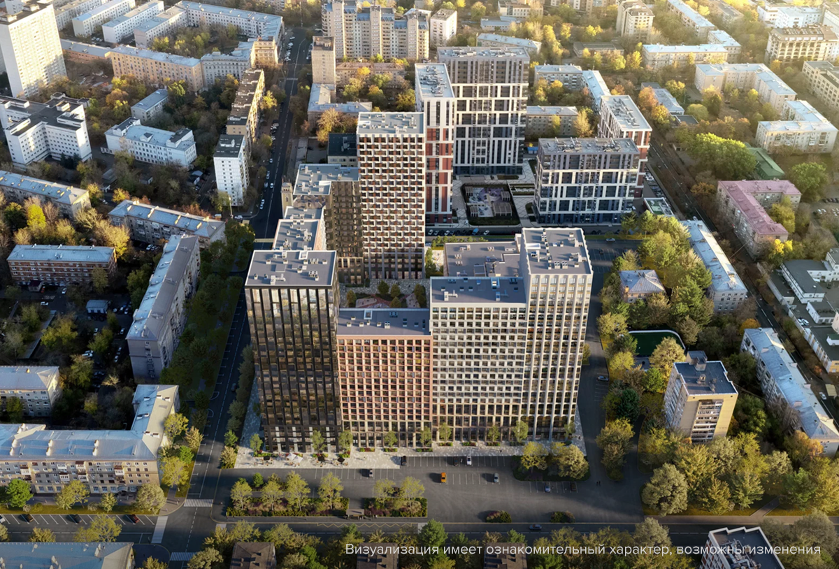 Вид на ЖК «Петровский парк II»