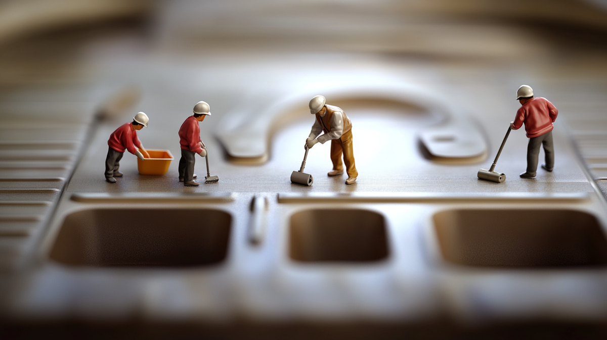 Эти маленькие рабочие идут в комплекте к нашим пресс-формам.