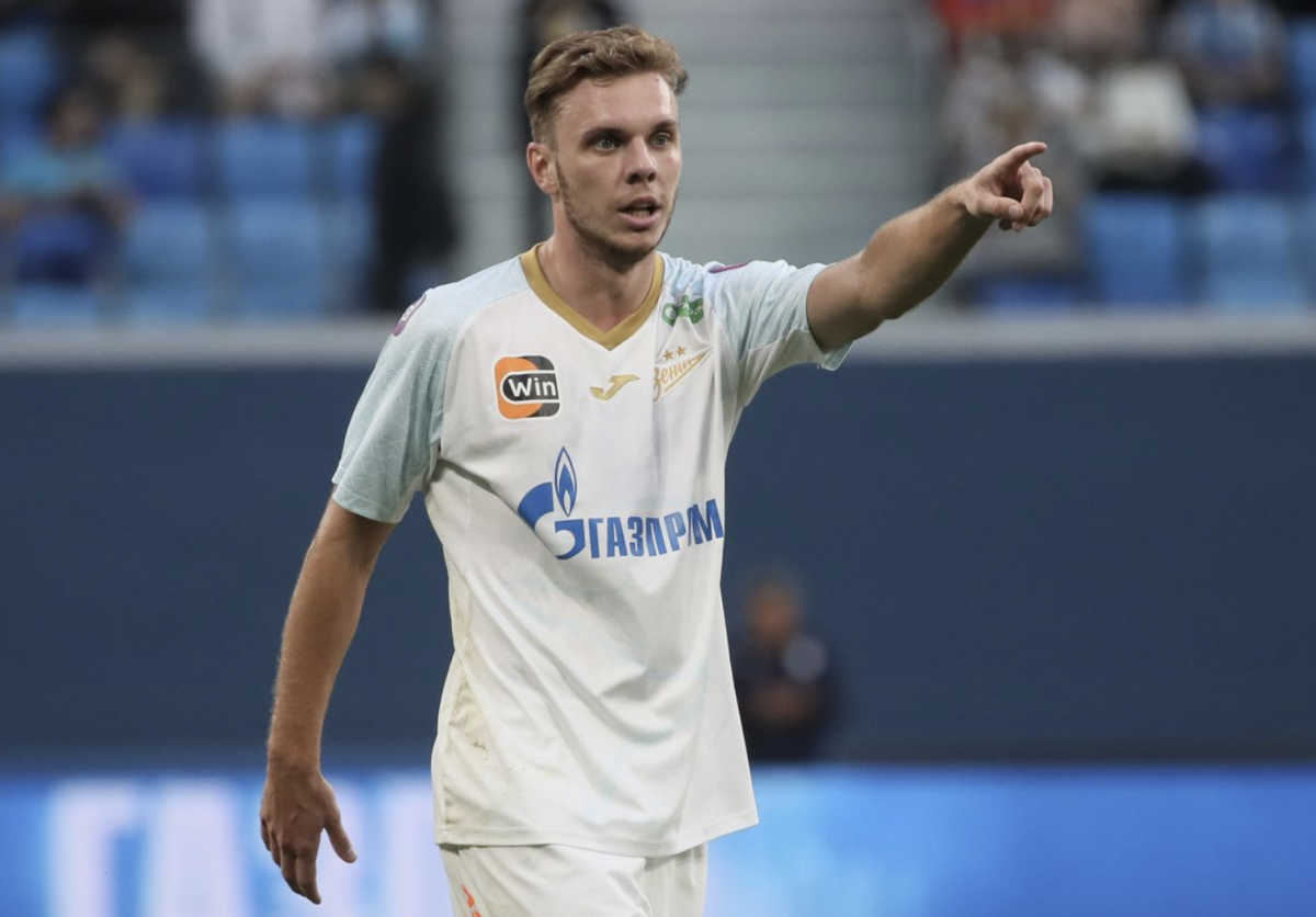 Максим Глушенков. Фото: ФК "Зенит"