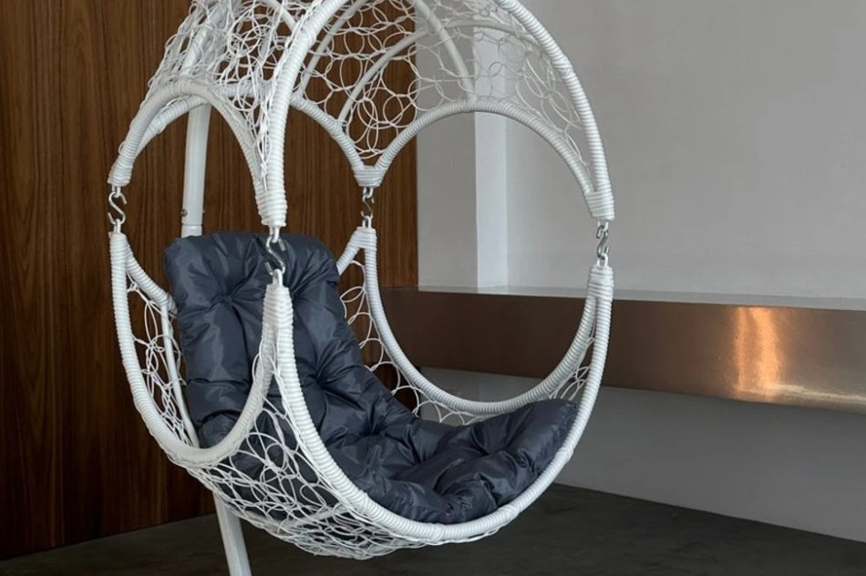 Подвесное кресло Купол Ажур от WeEco 