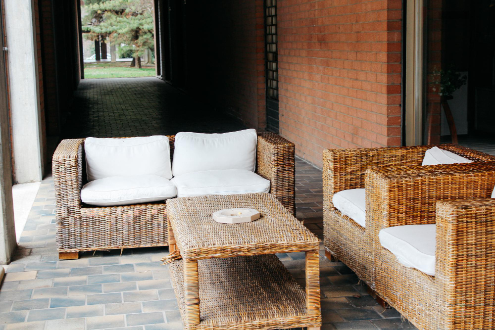 Терраса с мебелью