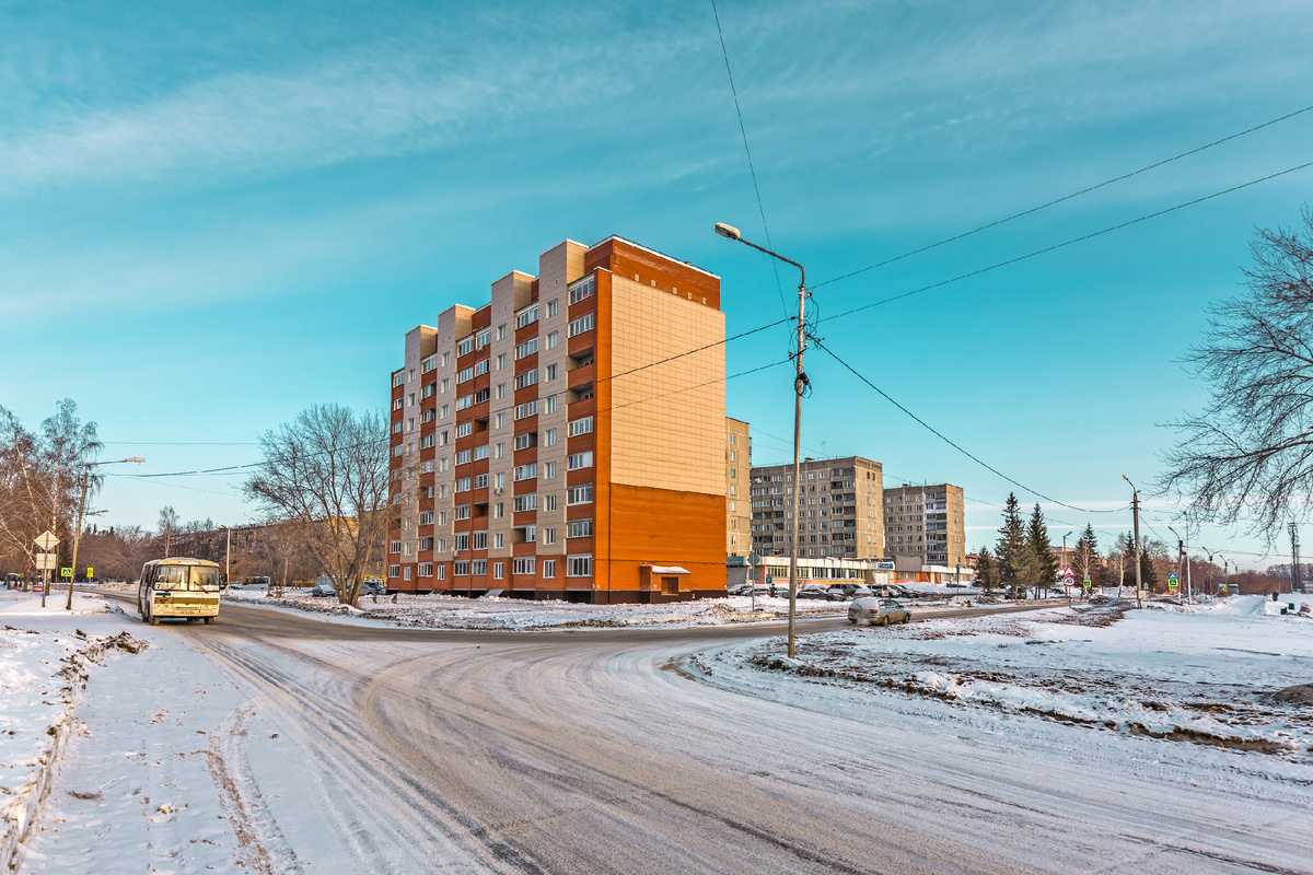 Бердск. Улица Пушкина - улица Спортивная. 2025