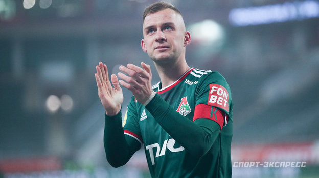    Дмитрий Баринов, игрок ФК «Локомотив».Дарья Исаева