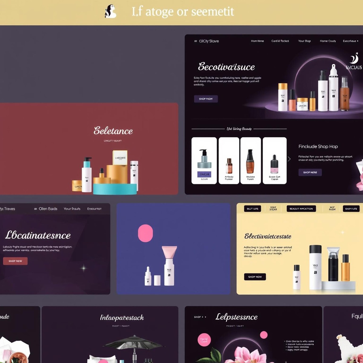    Шаблоны Opencart для косметических магазинов