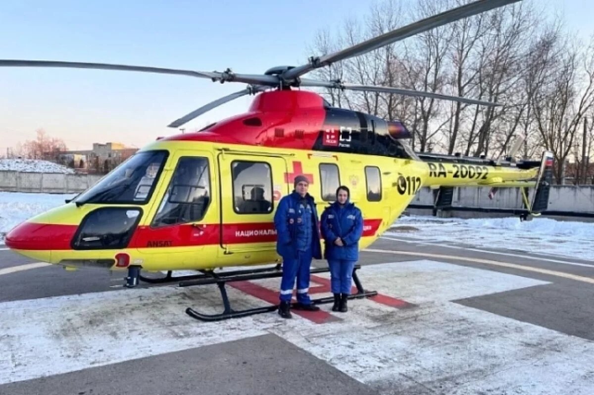    Первые 10 вылетов с начала года провела тульская санавиация