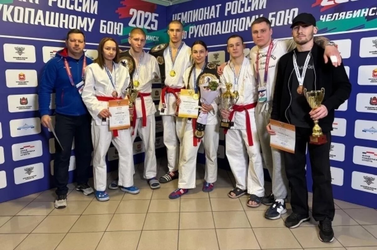    Брянские рукопашники завоевали три золота на чемпионате России в Челябинске