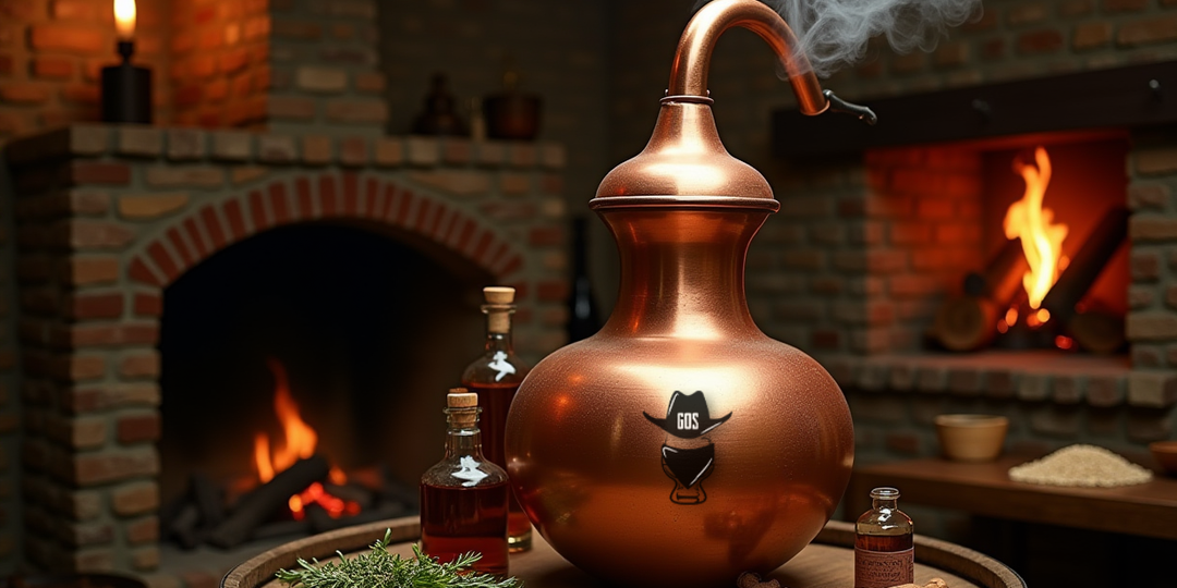 Медный аламбик: традиционное искусство самогоноварения.