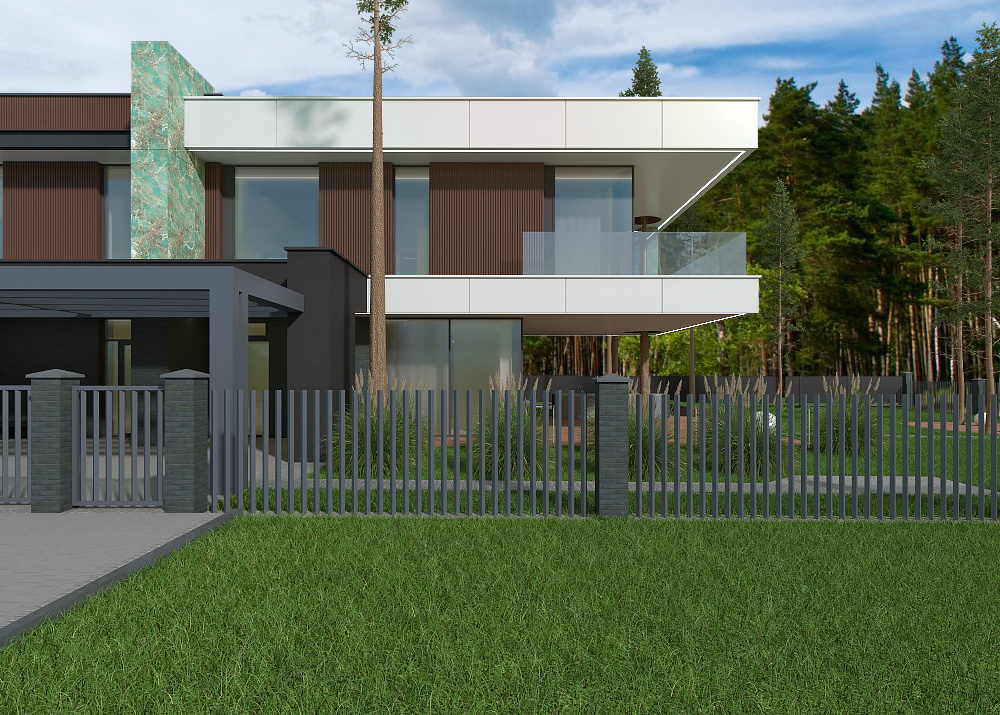 Проект жилого дома нашей архитектурной студии