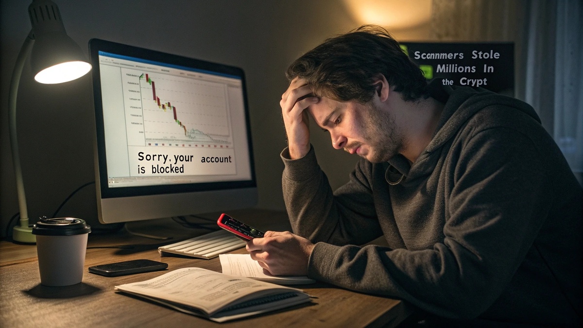 Другая сторона крипты - тревога, потери и разочарования.