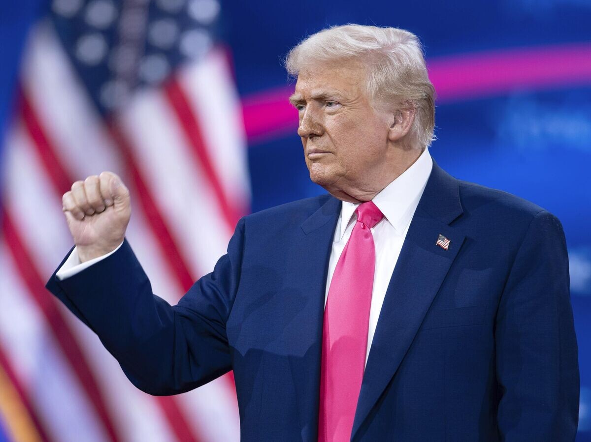    Президент США Дональд Трамп© AP Photo / Jose Luis Magana