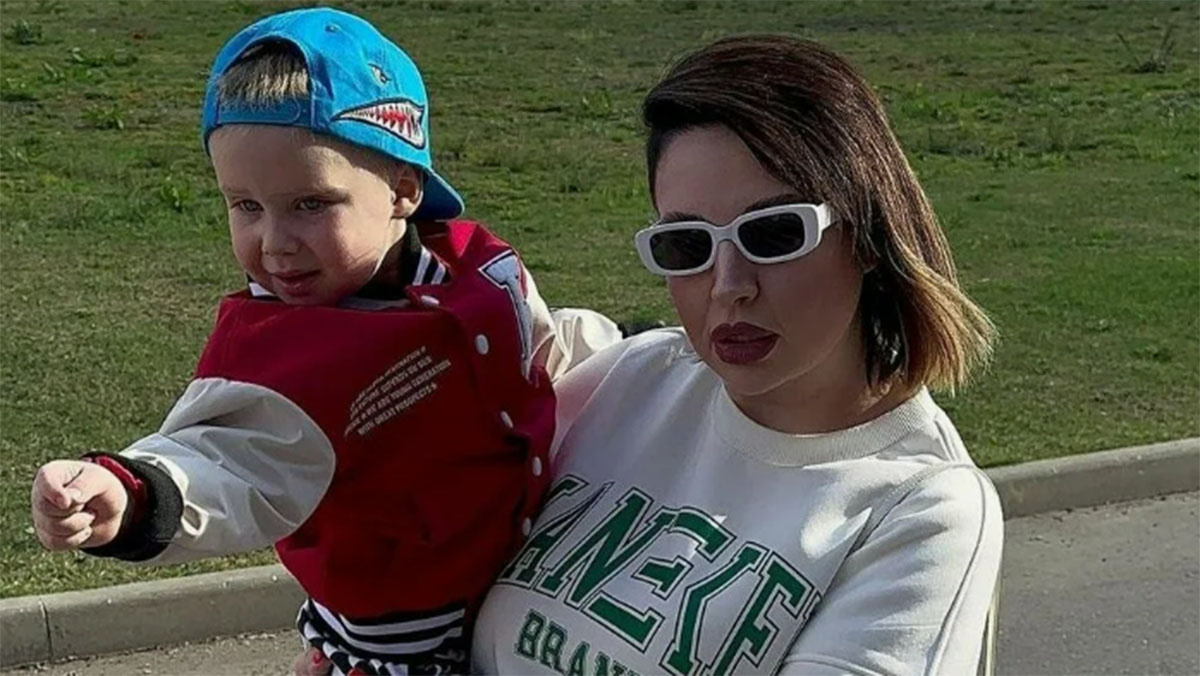 Саша Черно с сыном Стефаном. Фото: соцсети Саши Черно