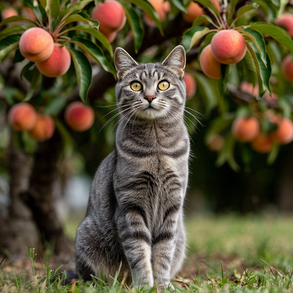 Сгенерировано ИИ. Кошка Муся существует в реале...