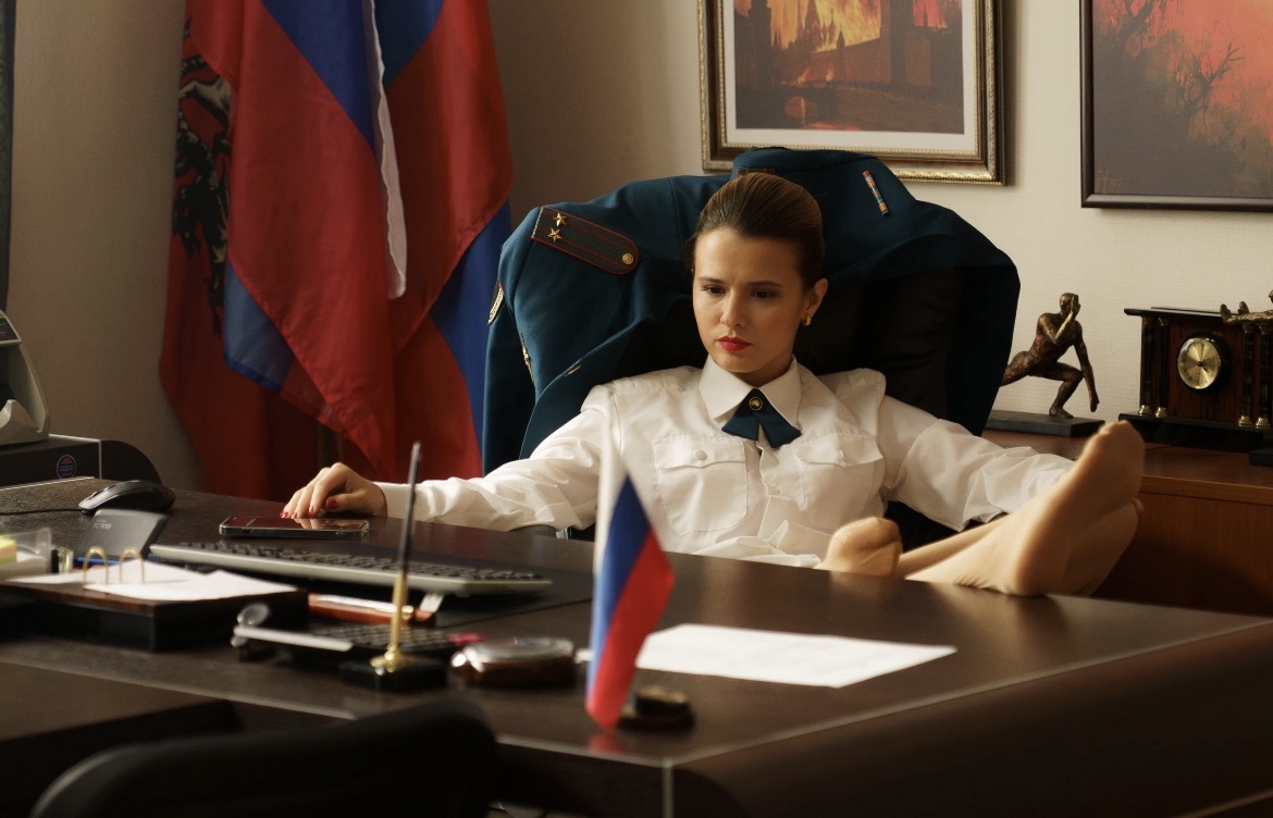 Любовь Аксенова. Кадр из сериала "Почка-3".