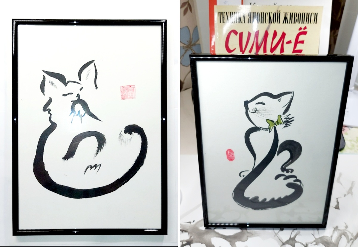 Сюмикотики Ольги Сюмиот. Первая пара. Эти кошки для обложки.