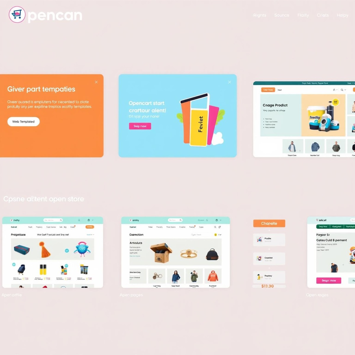    Шаблоны Opencart для интернет-магазинов продукции