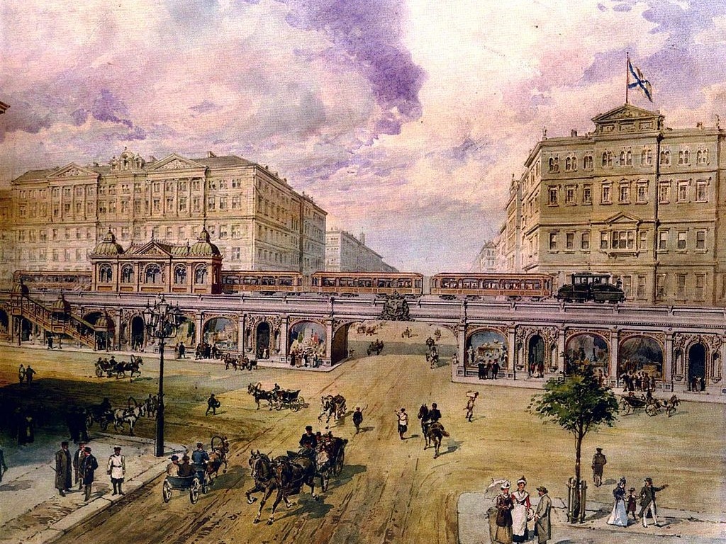 Проект Петербургского метрополитена П. И. Балинского (1900-е)