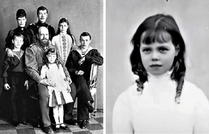 Царь Александр II, его семья и младшая дочь Ольга