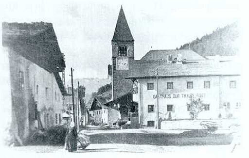 Деревня Курон до затопления, Южный Тироль