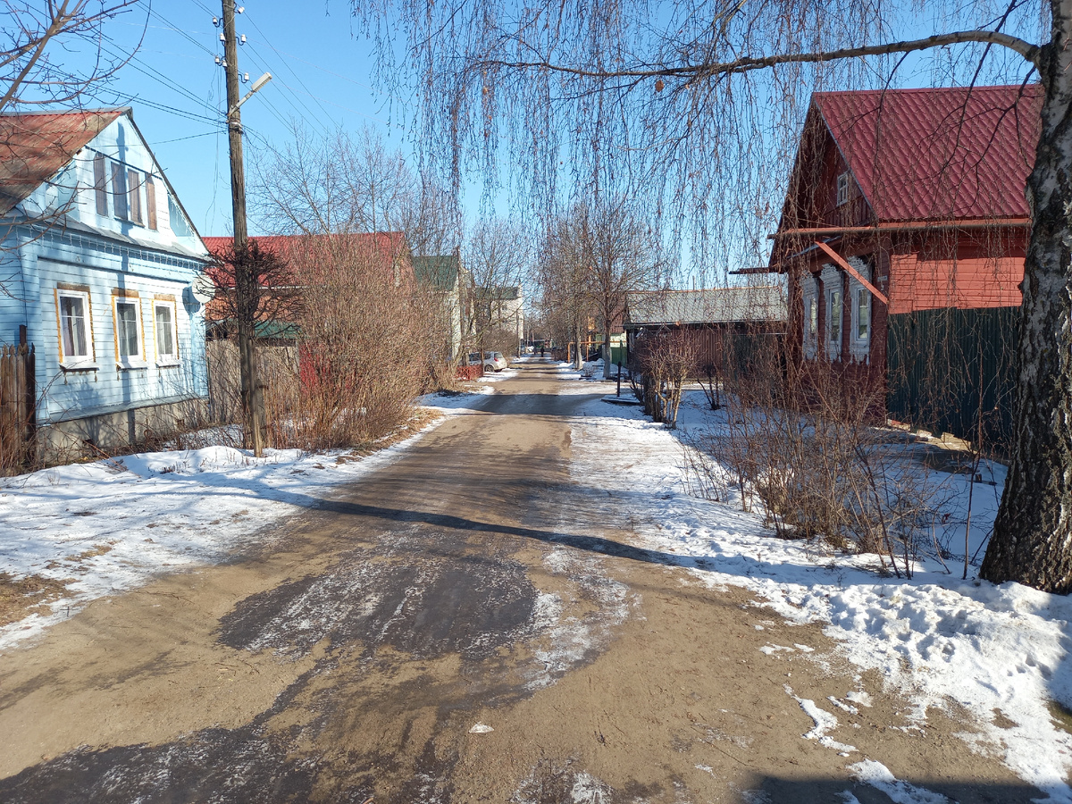 Улица моего детства сегодня. Фото автора.