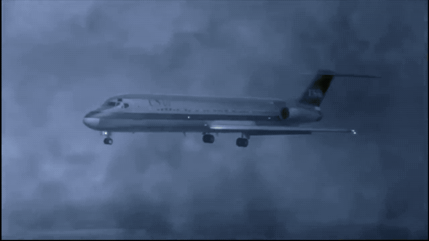 Моделирование крушения рейса 1016 авиакомпании USAir. (Mayday)
